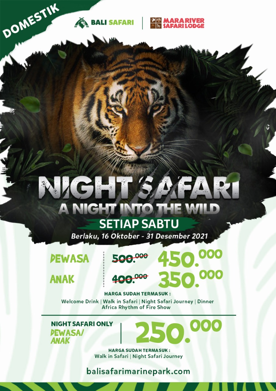 safari night tariff
